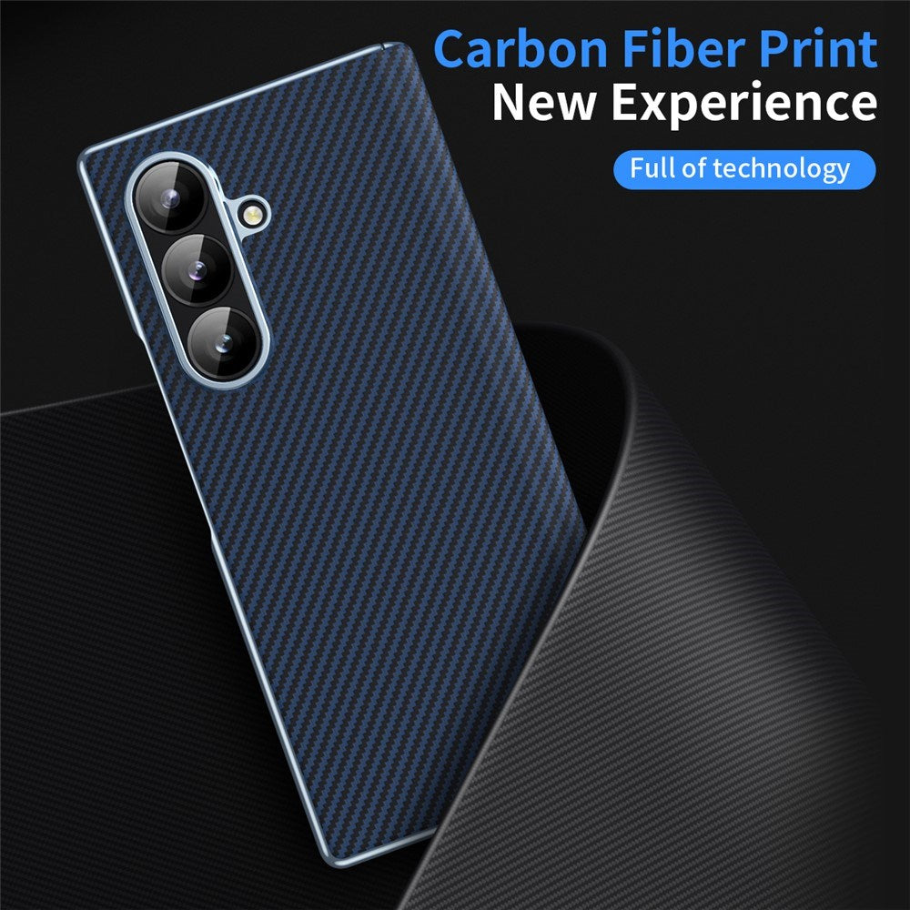 Samsung Galaxy Z Fold8 Ultra EIDERWOOD Kolfiber Skal - Blå