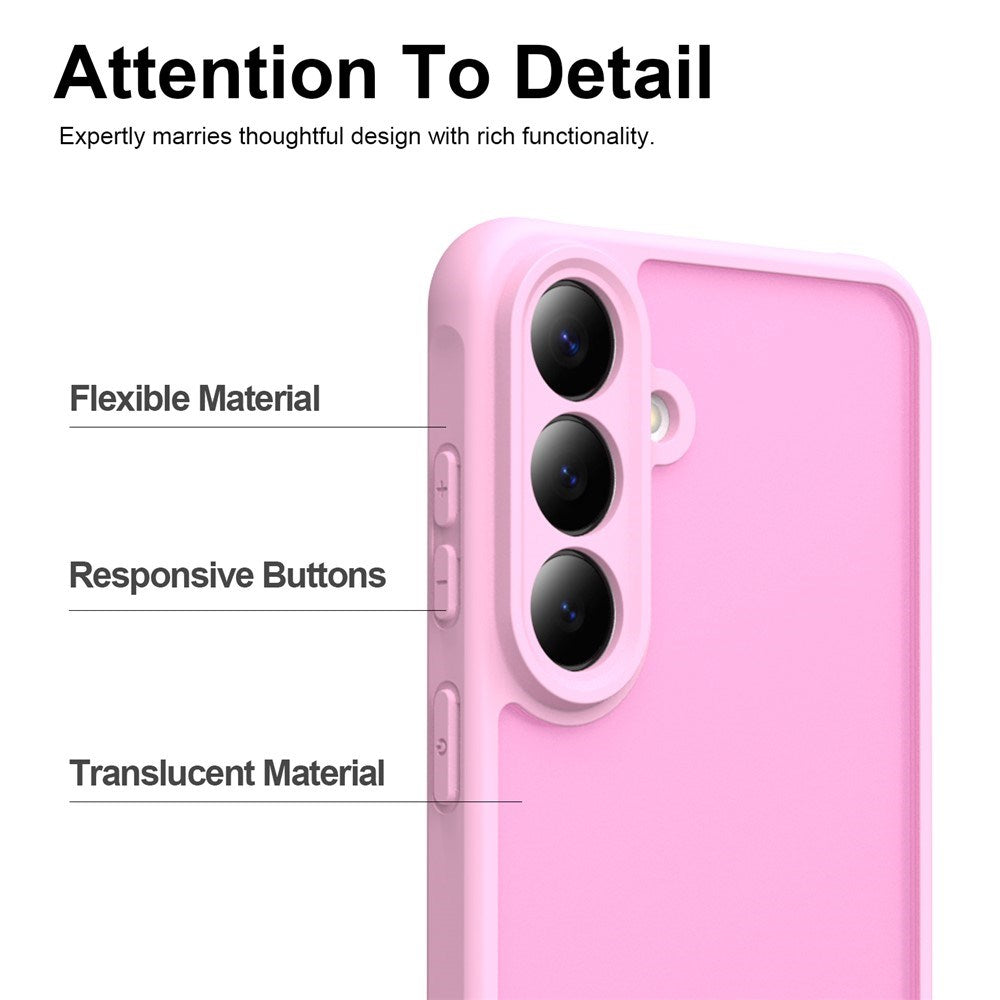 Samsung Galaxy S26 FE EIDERWOOD Matt Hybrid Skal - Rosa