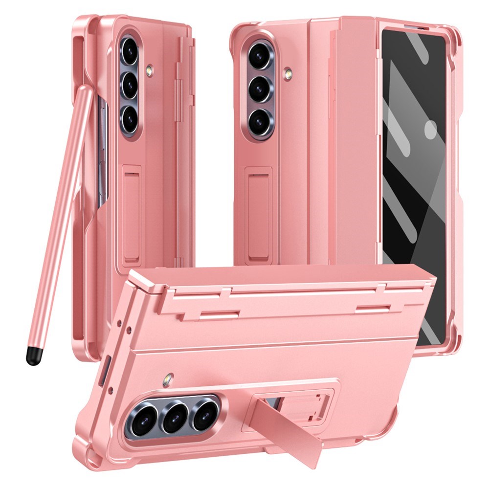 Samsung Galaxy Z Fold8 Ultra EIDERWOOD Rustigt Skal med Stativfunktion & Skärmskydd - Rosa