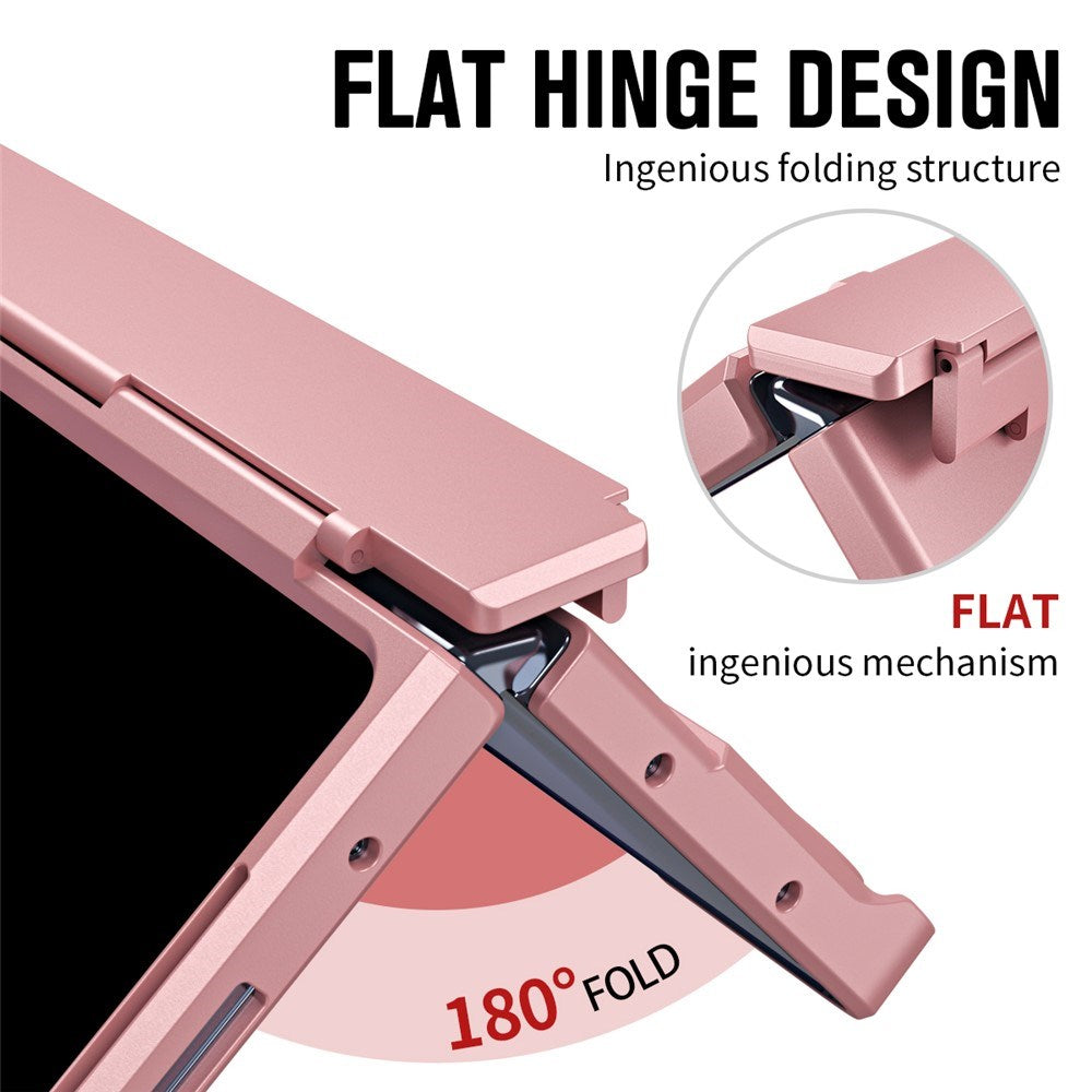 Samsung Galaxy Z Fold8 Ultra EIDERWOOD Rustigt Skal med Stativfunktion & Skärmskydd - Rosa