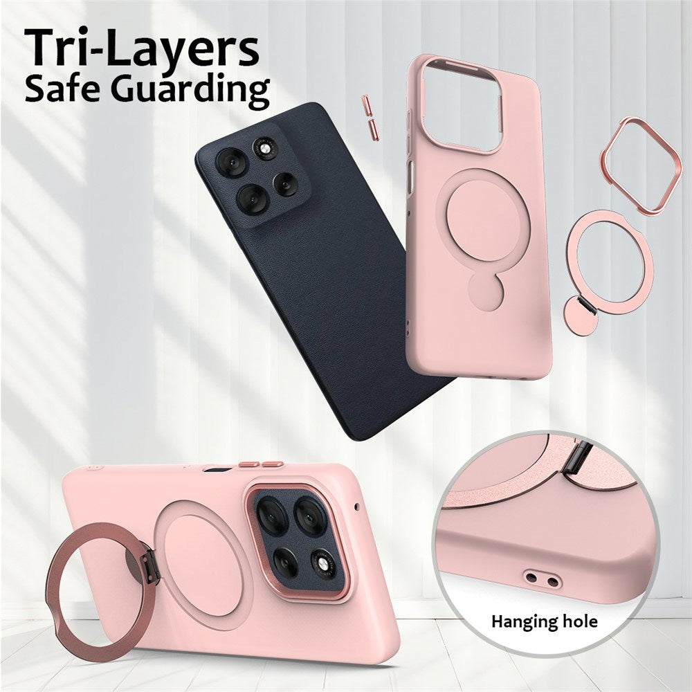 OnePlus Nord 6 / Nord CE6 EIDERWOOD Hybrid Skal med Kickstand - MagSafe Kompatibel - Rosa