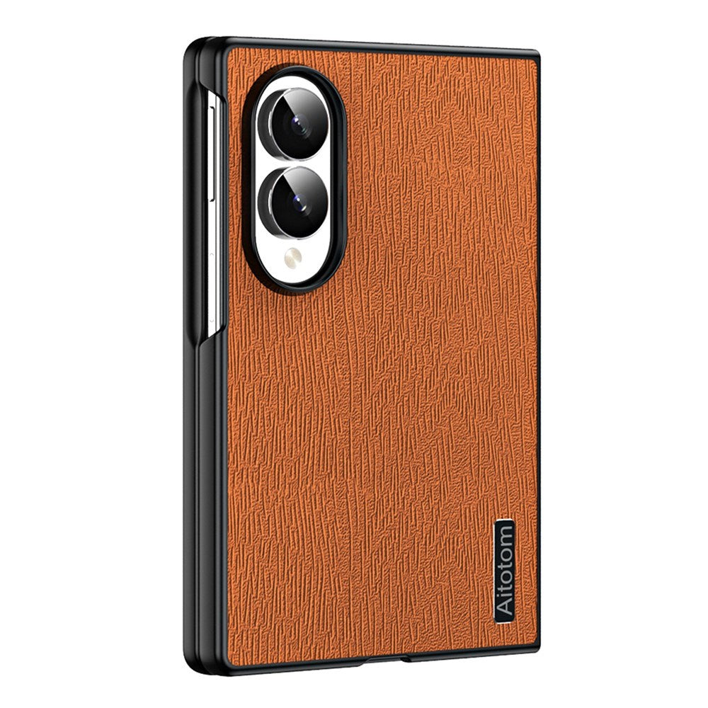 Samsung Galaxy Z Fold8 EIDERWOOD Hybrid Skal med Trästruktur - Brun