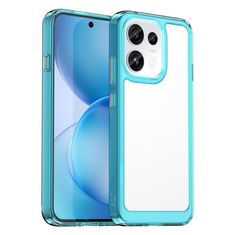 OPPO Reno16 F (5G) EIDERWOOD Hybrid Skal - Genomskinlig / Turkos