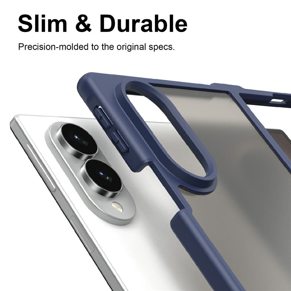 Samsung Galaxy Z Fold8 EIDERWOOD Matt Hybrid Skal - Mörkblå