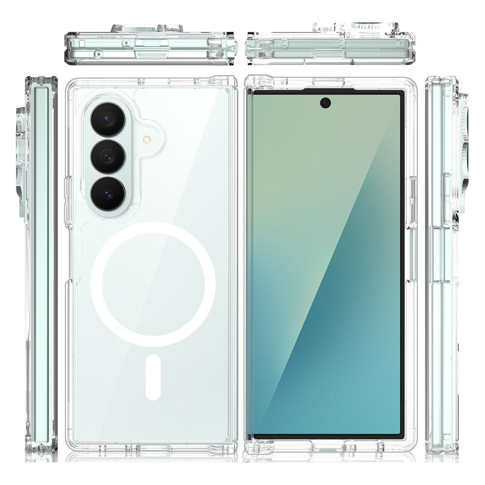 Samsung Galaxy Z Fold8 Ultra EIDERWOOD Skal med 2 x Skyddsglas & 2 x Skyddsfilm - Genomskinlig