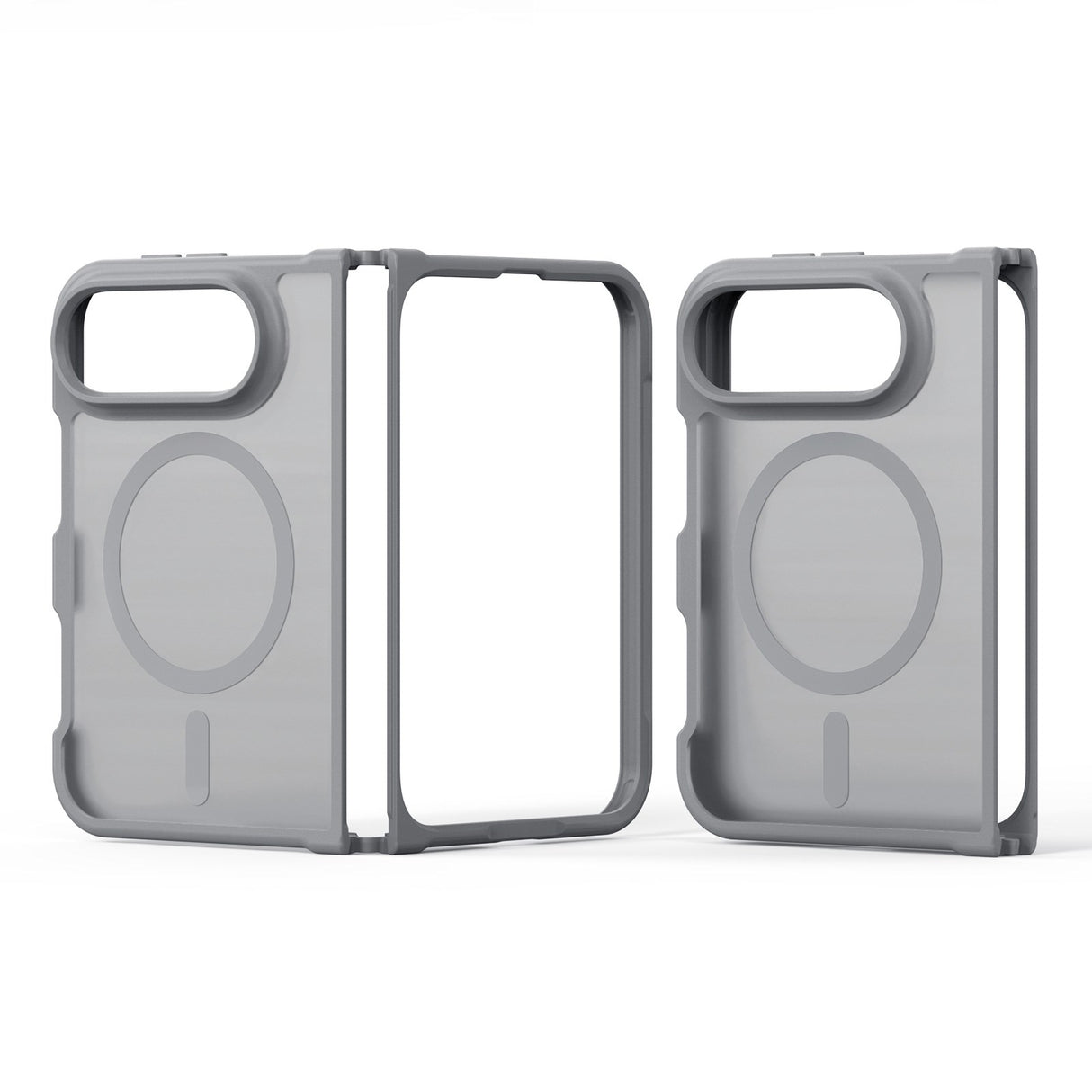 iPhone Fold DUX DUCIS Yind Series Hybrid Skal - MagSafe Kompatibel - Matt Grå