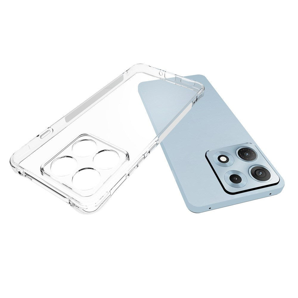 Motorola Edge 70 Max EIDERWOOD Flexibelt Plast Skal med Stötdämpande Hörn - Genomskinlig