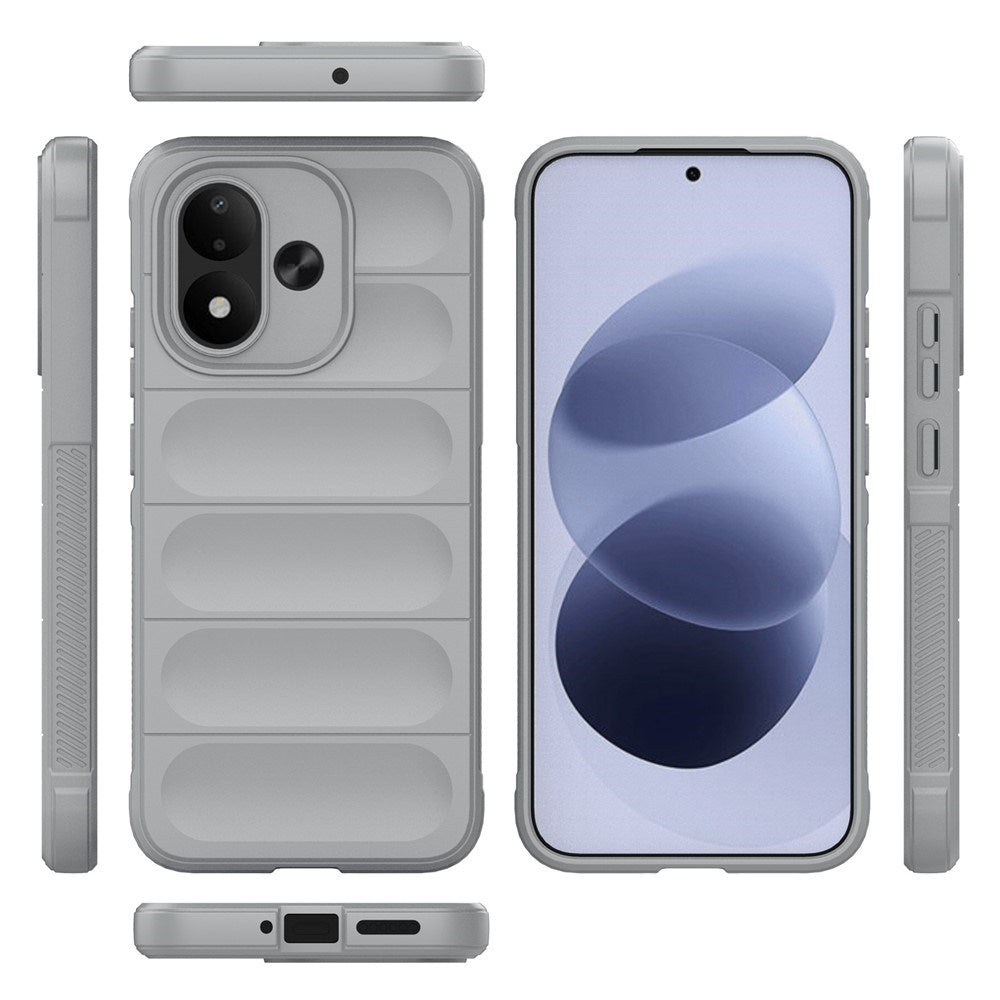 Xiaomi Redmi Note 17 (5G) EIDERWOOD Rugged Plast Skal - Ljusgrå