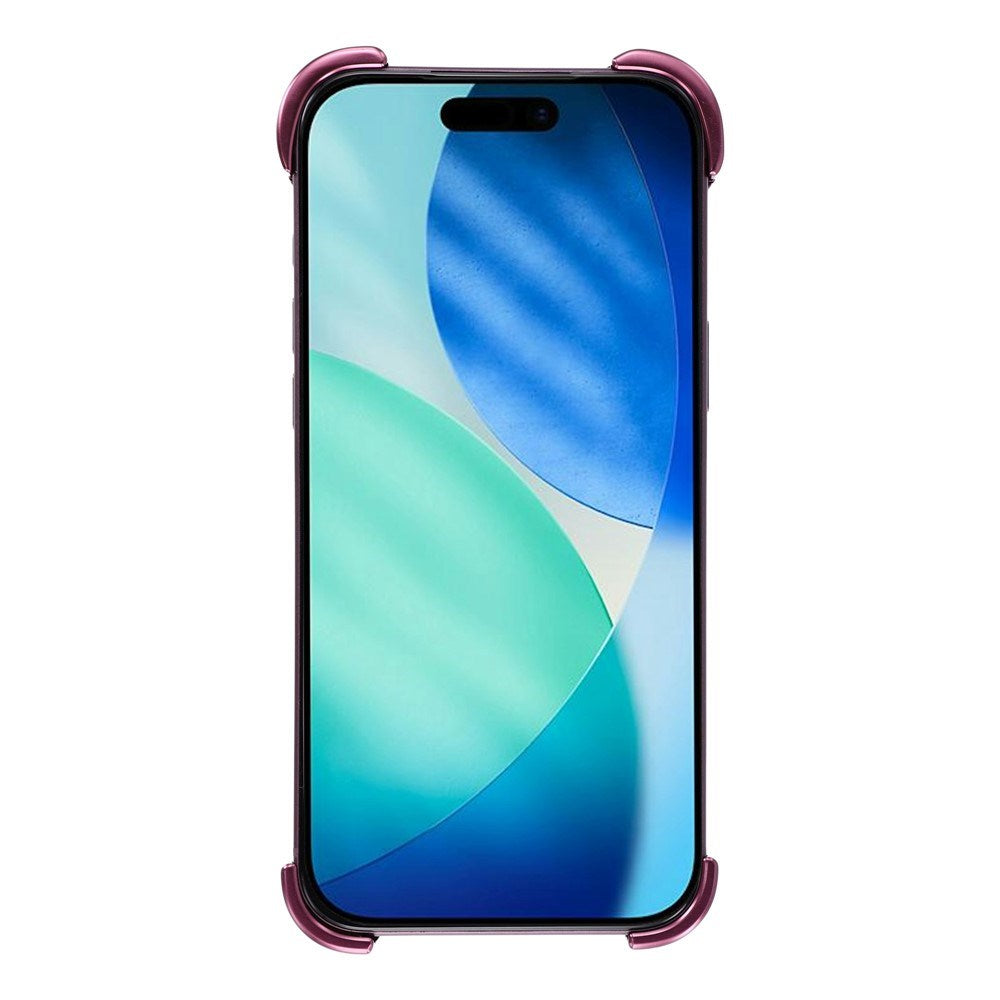 iPhone 18 Pro Max Tvådelat Metall Bumper Skal - Lila