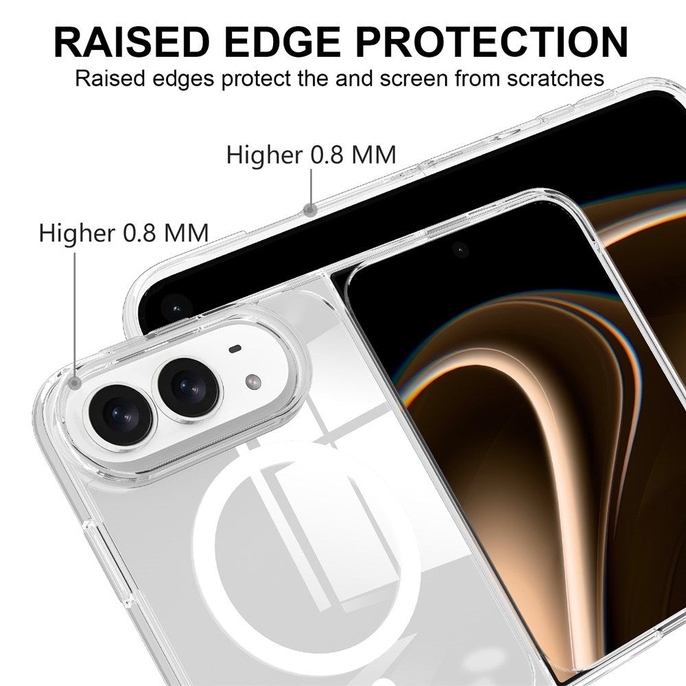 iPhone Fold EIDERWOOD Hybrid Skal - MagSafe Kompatibel - Genomskinlig