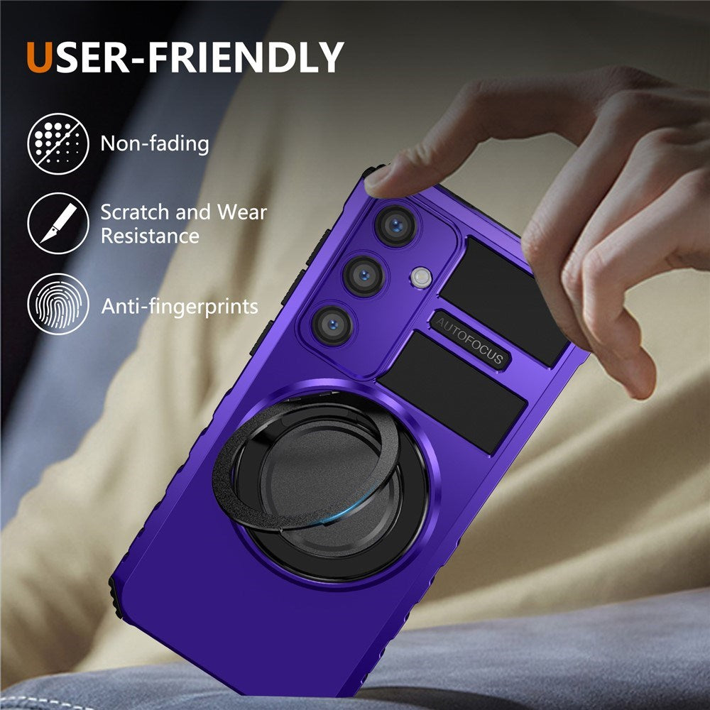 EIDERWOOD Samsung Galaxy S26 FE / S25 FE m. Magnetisk Stativfunktion - Lila