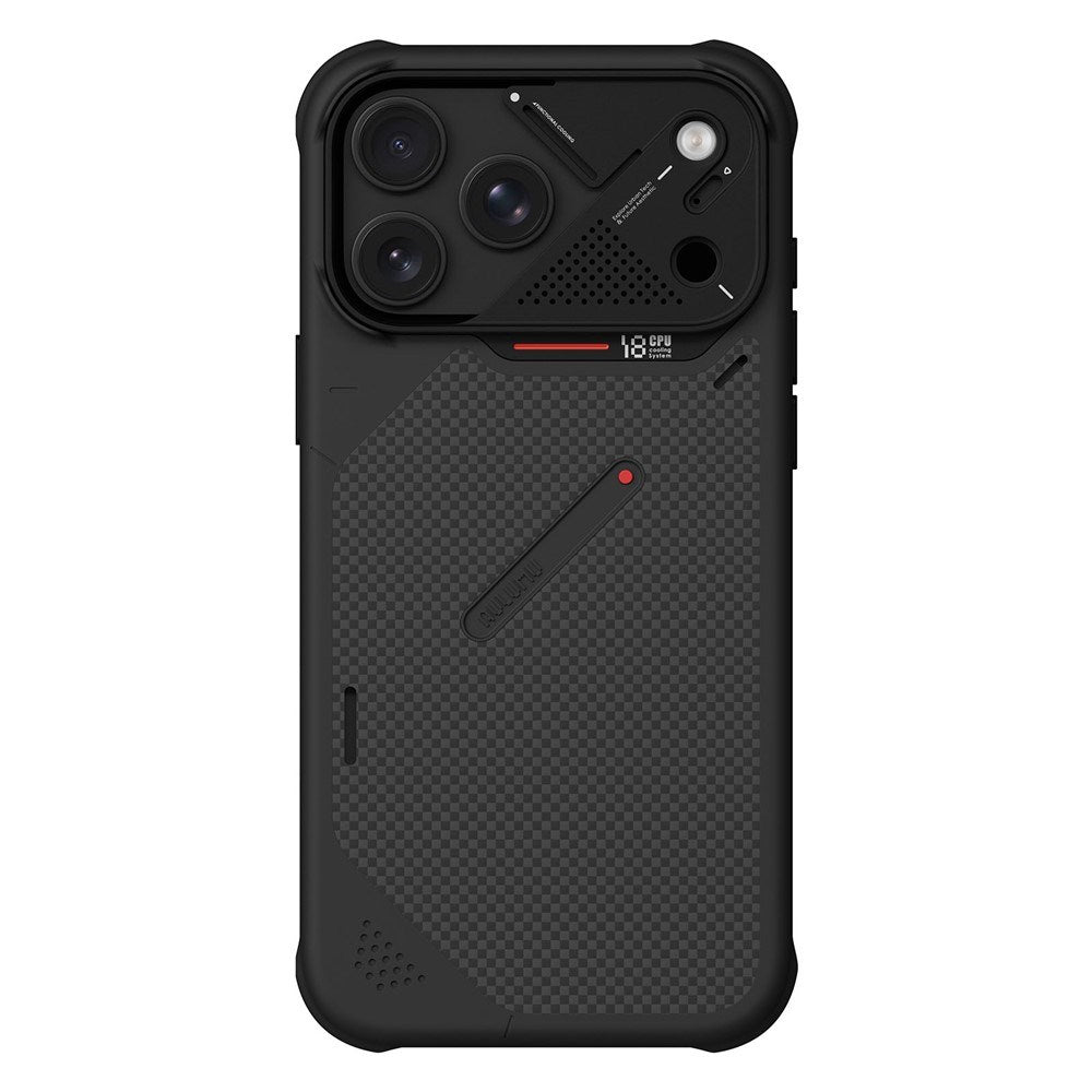 iPhone 18 Pro Max / 17 Pro Max AULUMU Aramid Fiber Skal med Kameraskydd - MagSafe Kompatibel - Svart