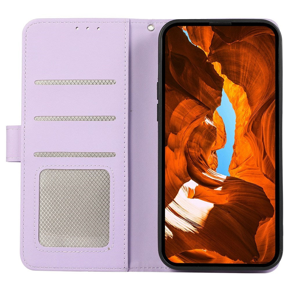 Google Pixel 11a EIDERWOOD Konstläder Fodral m. RFID Blockering - Lila