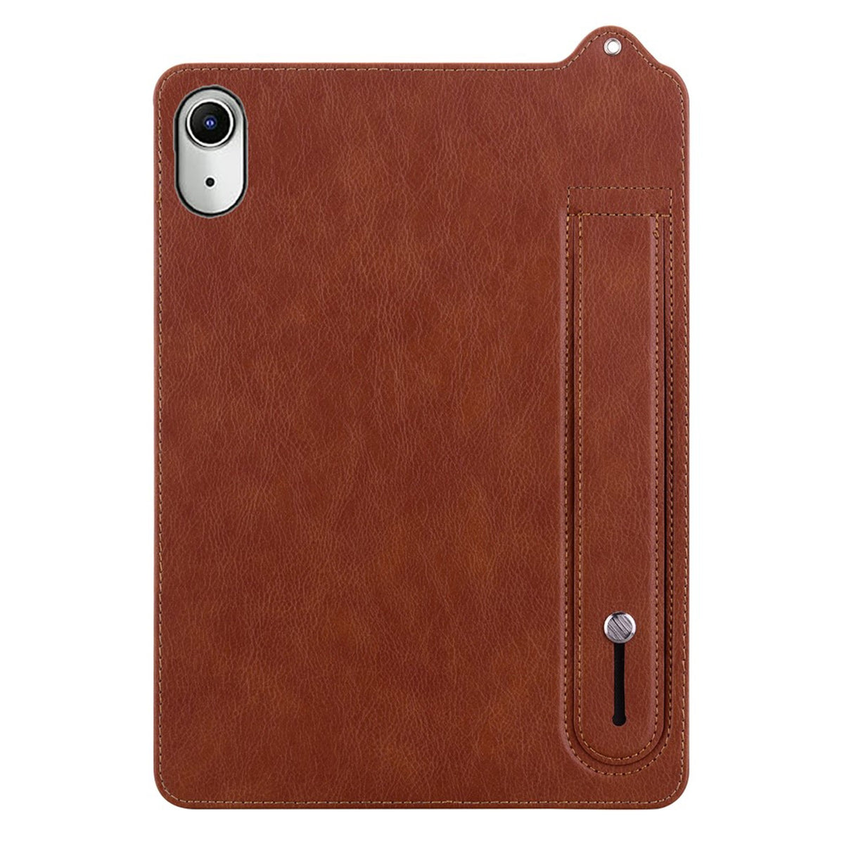 iPad Mini (2026) 8. Gen. EIDERWOOD Konstläder Bakside Skal m. Rem Kickstand - Brun