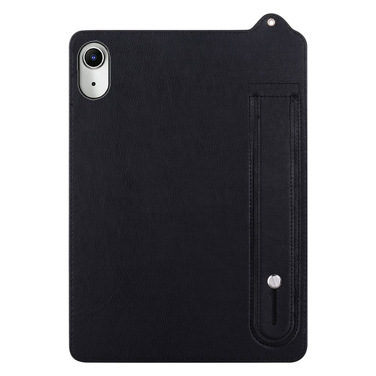 iPad Mini (2026) 8. Gen. EIDERWOOD Konstläder Bakside Skal m. Rem Kickstand - Svart