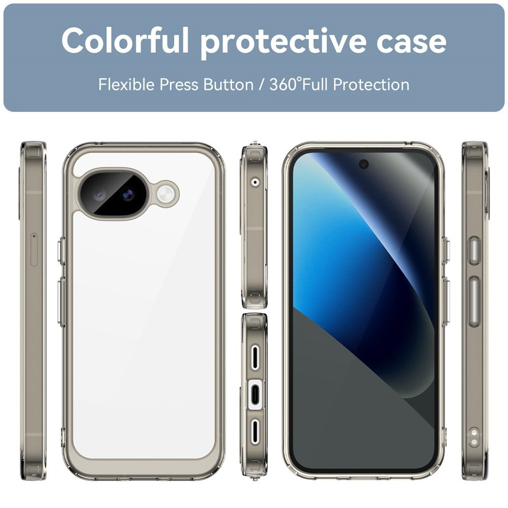 Google Pixel 11a EIDERWOOD Hybrid Plast Skal - Transparent / Grå