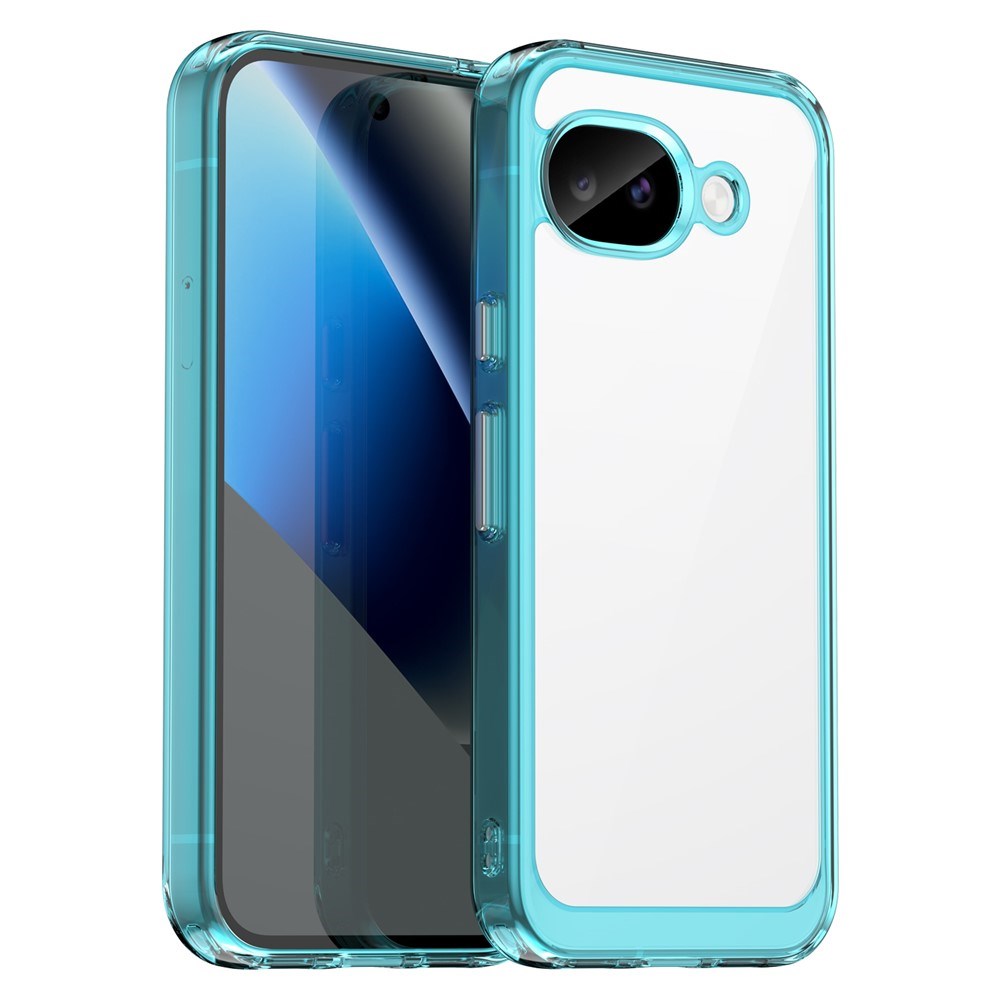 Google Pixel 11a EIDERWOOD Hybrid Plast Skal - Transparent / Blå