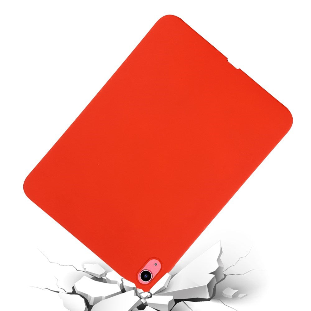 iPad 11" (2025) / iPad 10.9" (2024/2022) Liquid Silikone Shockproof Skal - Röd