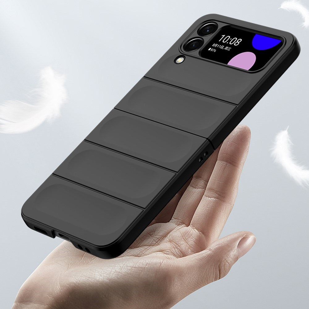 EIDERWOOD Samsung Galaxy Z Flip3 (5G) Hårt Plast Skal med Grepp - Svart