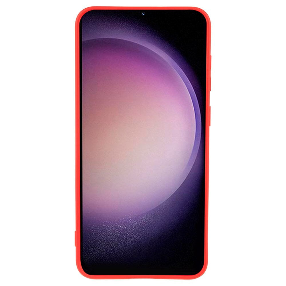 EIDERWOOD Samsung Galaxy S23 Fodrat Flexibelt Plast Skal - Röd