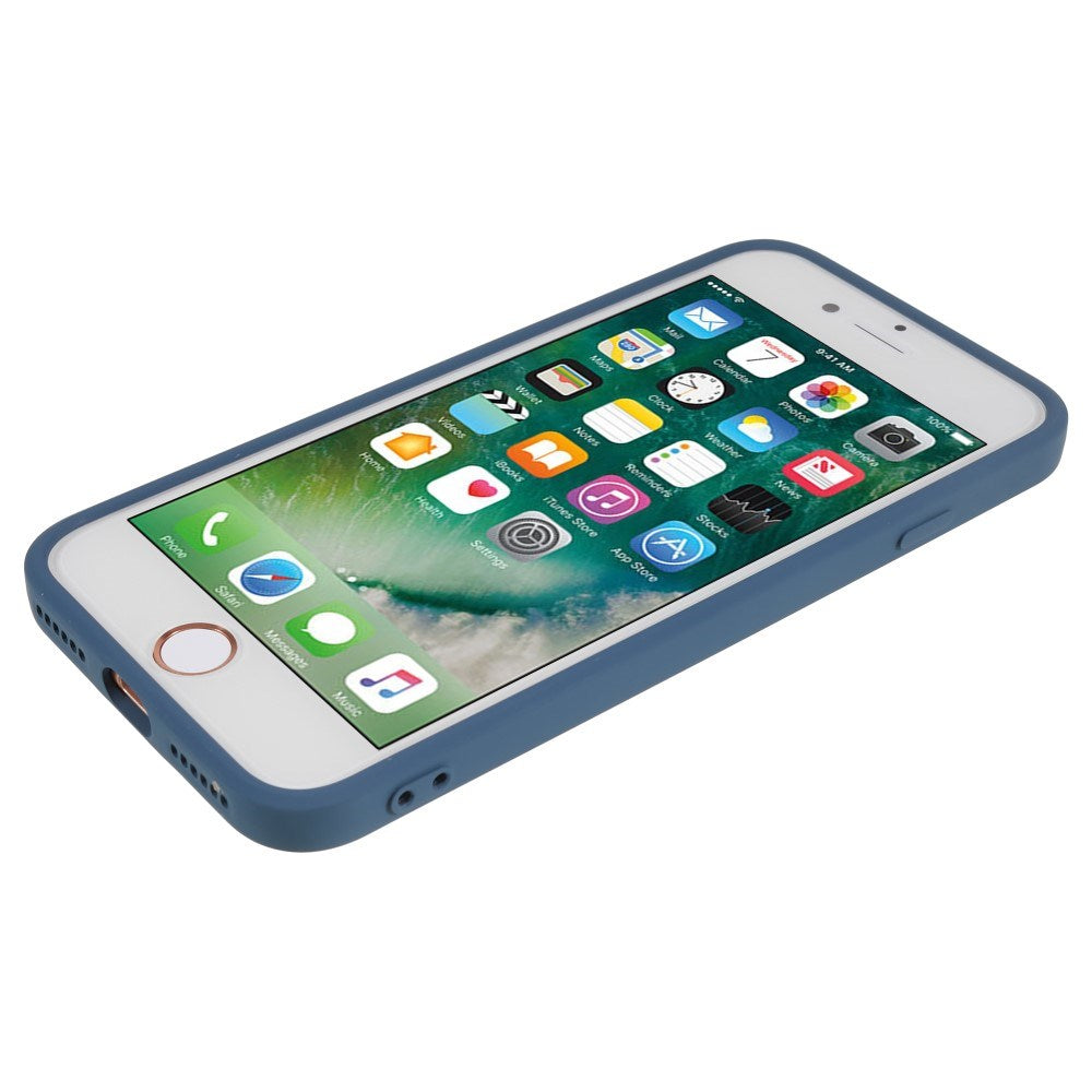 EIDERWOOD iPhone SE (2022 / 2020) / 8 / 7 Fodrat Flexibelt Plast Skal - Blå