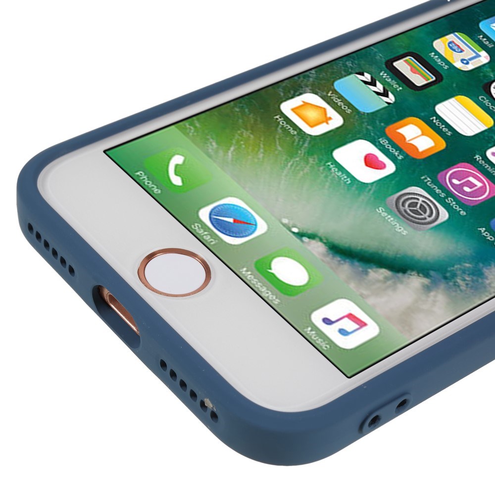 EIDERWOOD iPhone SE (2022 / 2020) / 8 / 7 Fodrat Flexibelt Plast Skal - Blå