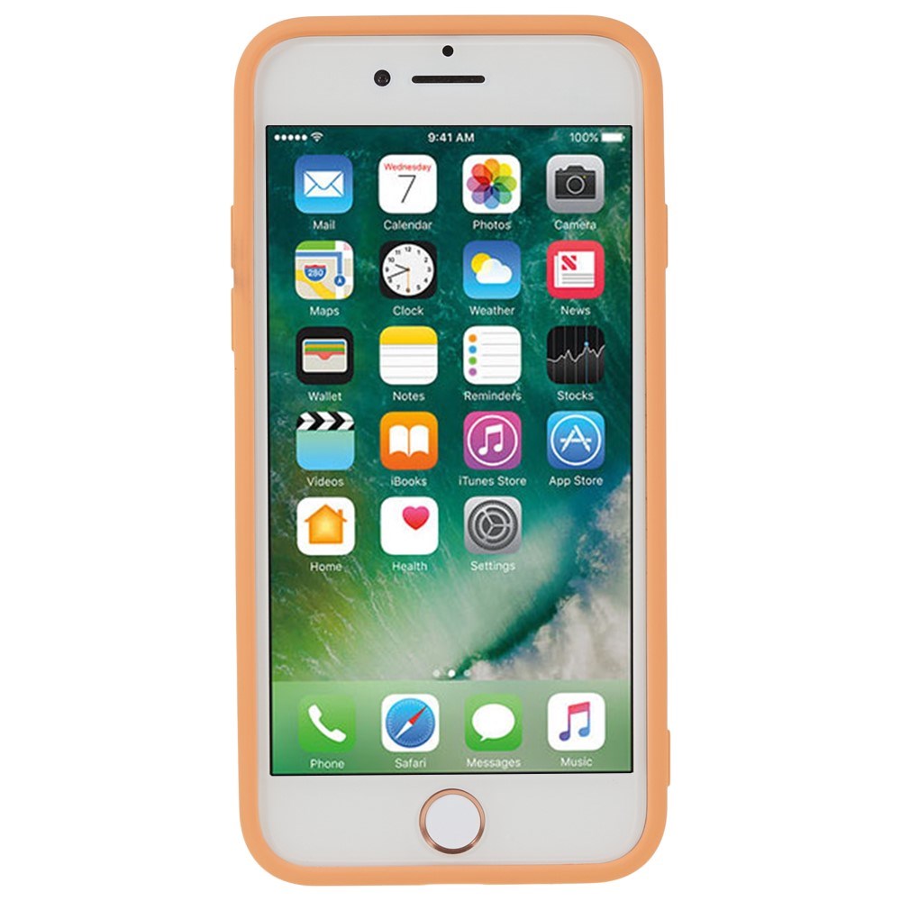 EIDERWOOD iPhone SE (2022 / 2020) / 8 / 7 Fodrat Flexibelt Plast Skal - Orange