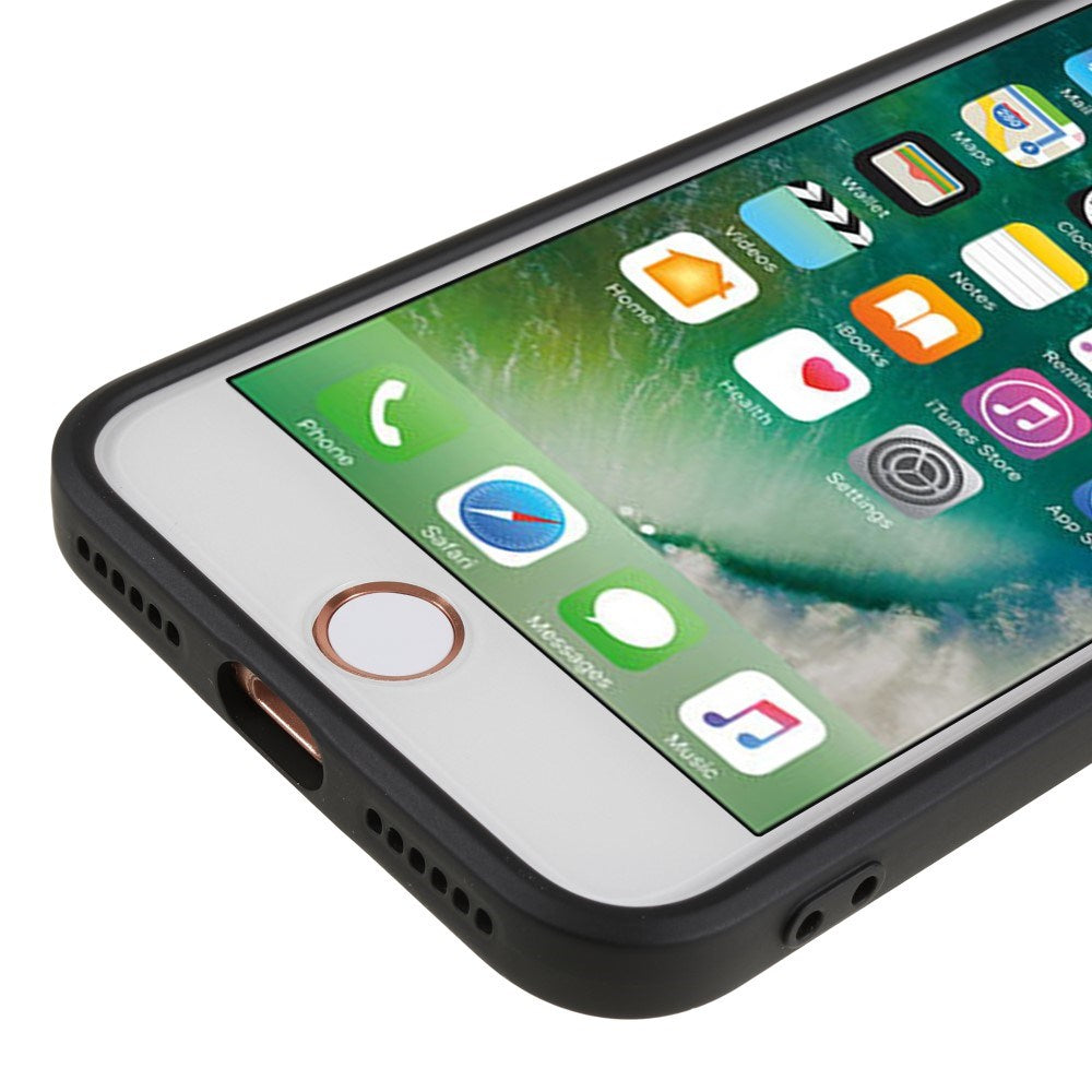 EIDERWOOD iPhone SE (2022 / 2020) / 8 / 7 Fodrat Flexibelt Plast Skal - Svart