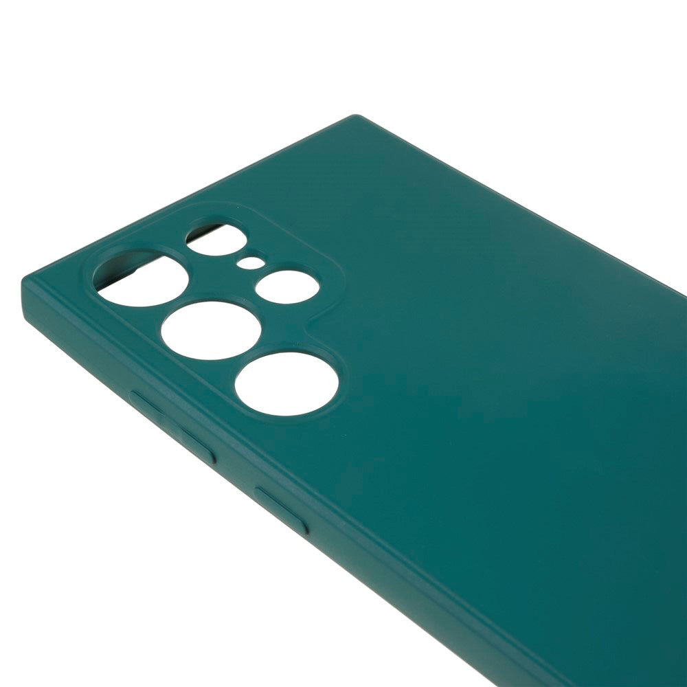EIDERWOOD Samsung Galaxy S22 Ultra Fodrat Flexibelt Plast Skal - Grön