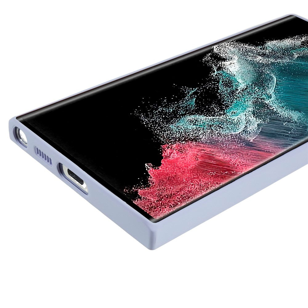 EIDERWOOD Samsung Galaxy S22 Ultra Fodrat Flexibelt Plast Skal - Lila