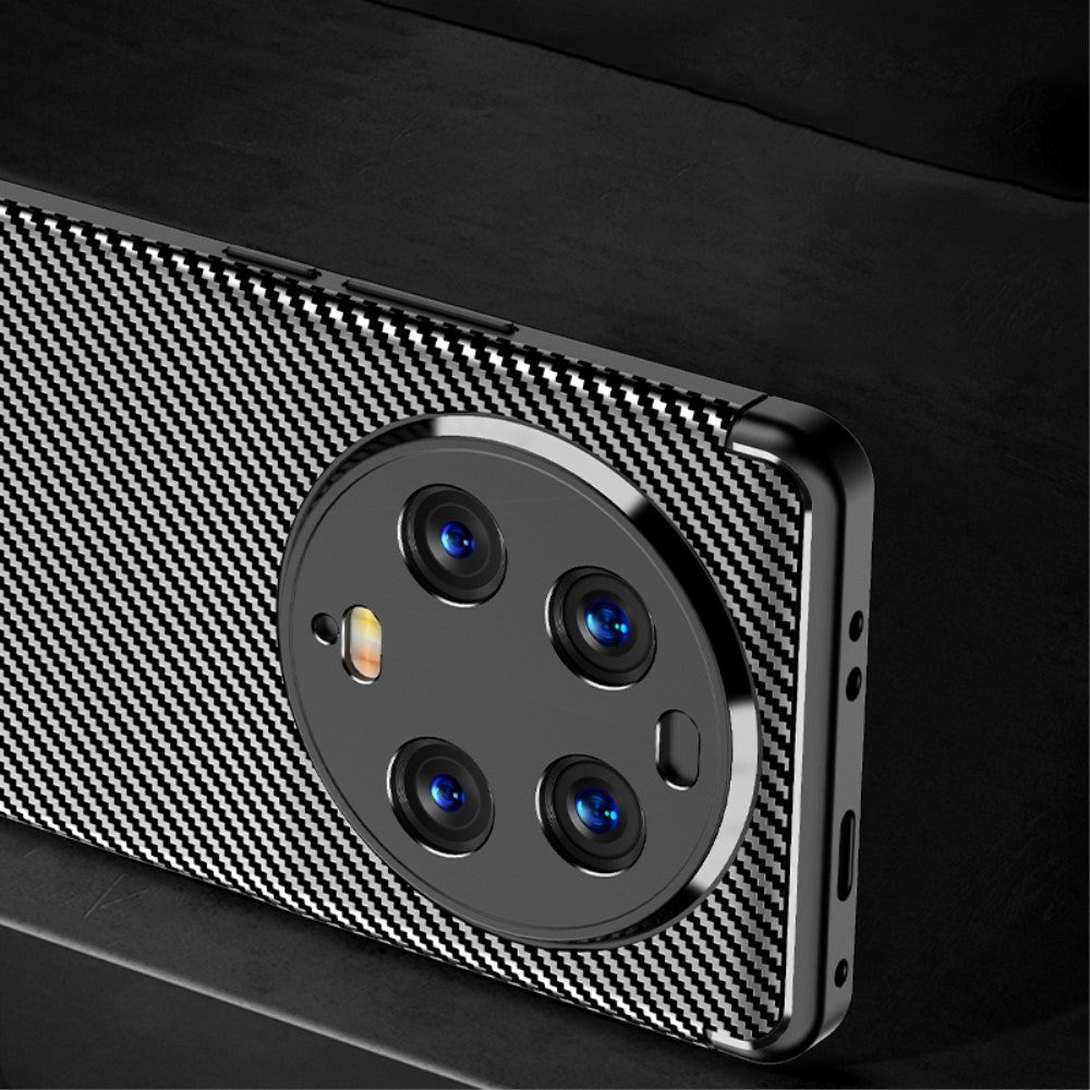 Xiaomi 13 Ultra Carbon Fiber Flexibel Plast Skal - Svart