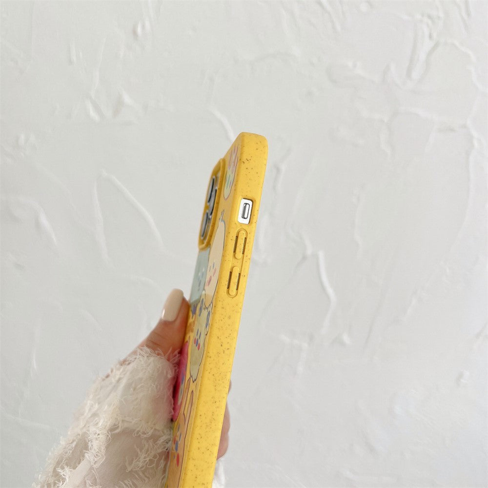 iPhone 14 Pro Flexibelt Plast Skal med Motiv - Söta Djur