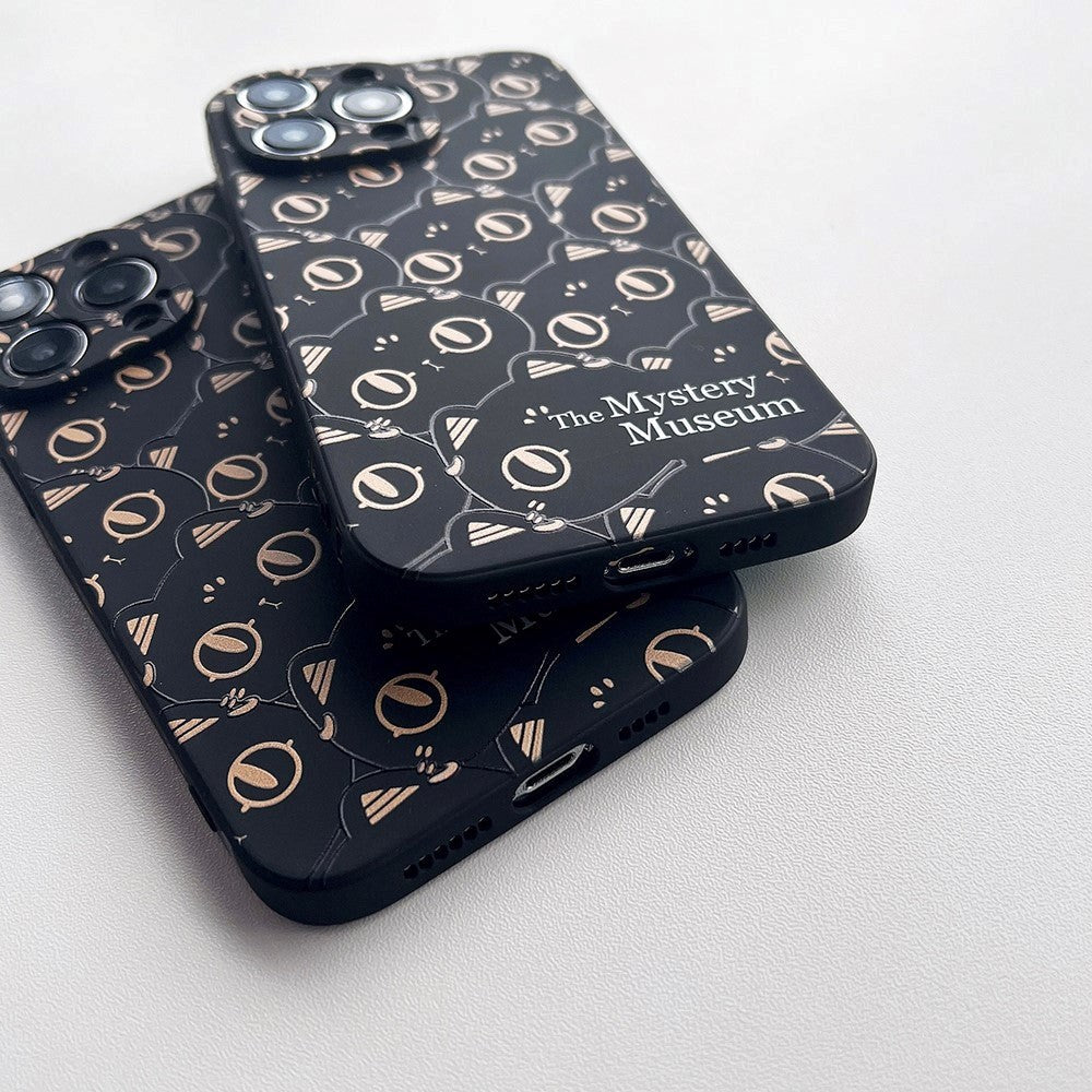 iPhone 14 Pro Flexibel TPU Plast Skal med Tryck - Katter