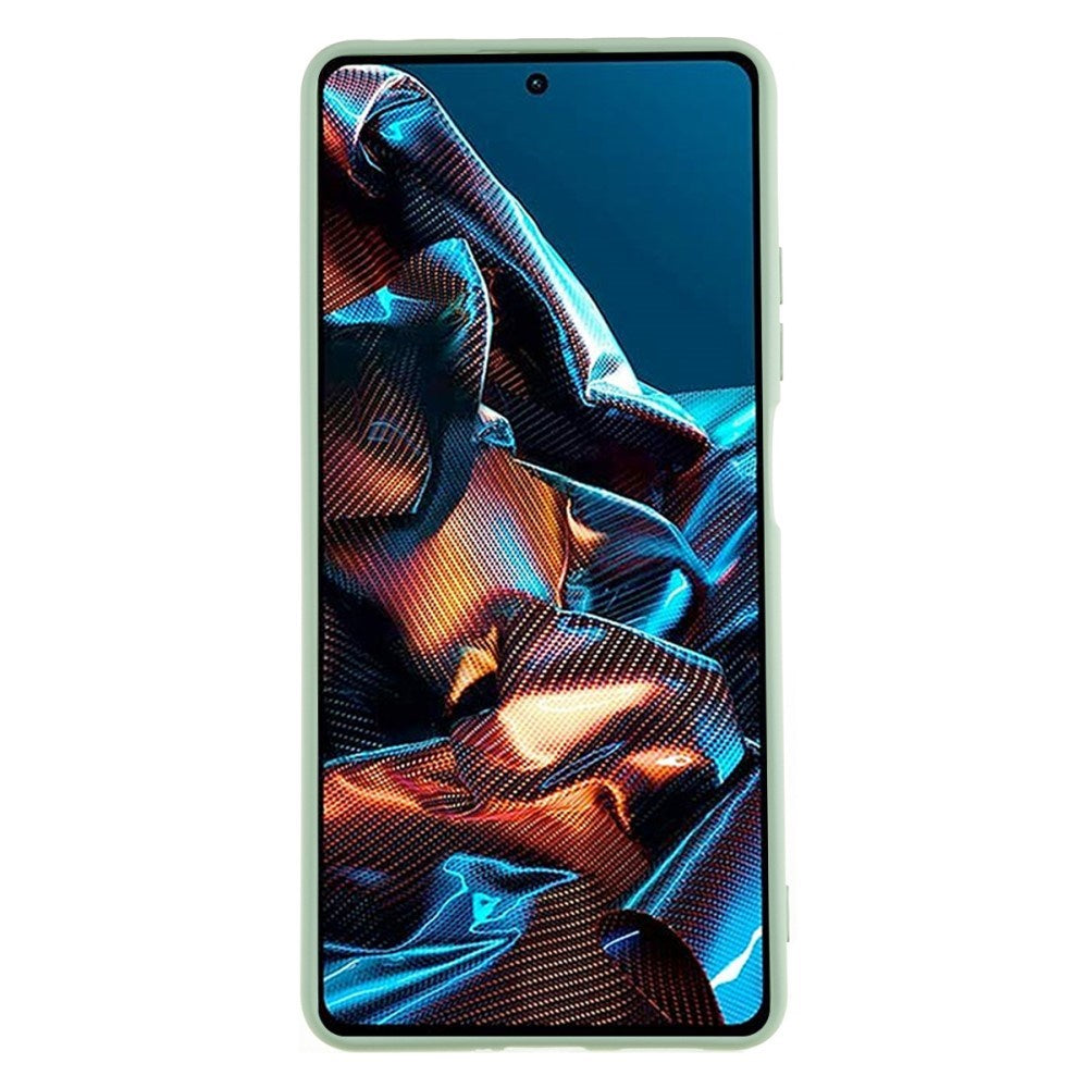 EIDERWOOD Xiaomi Poco X5 Pro (5G) Fodrat Flexibelt Plast Skal - Grön