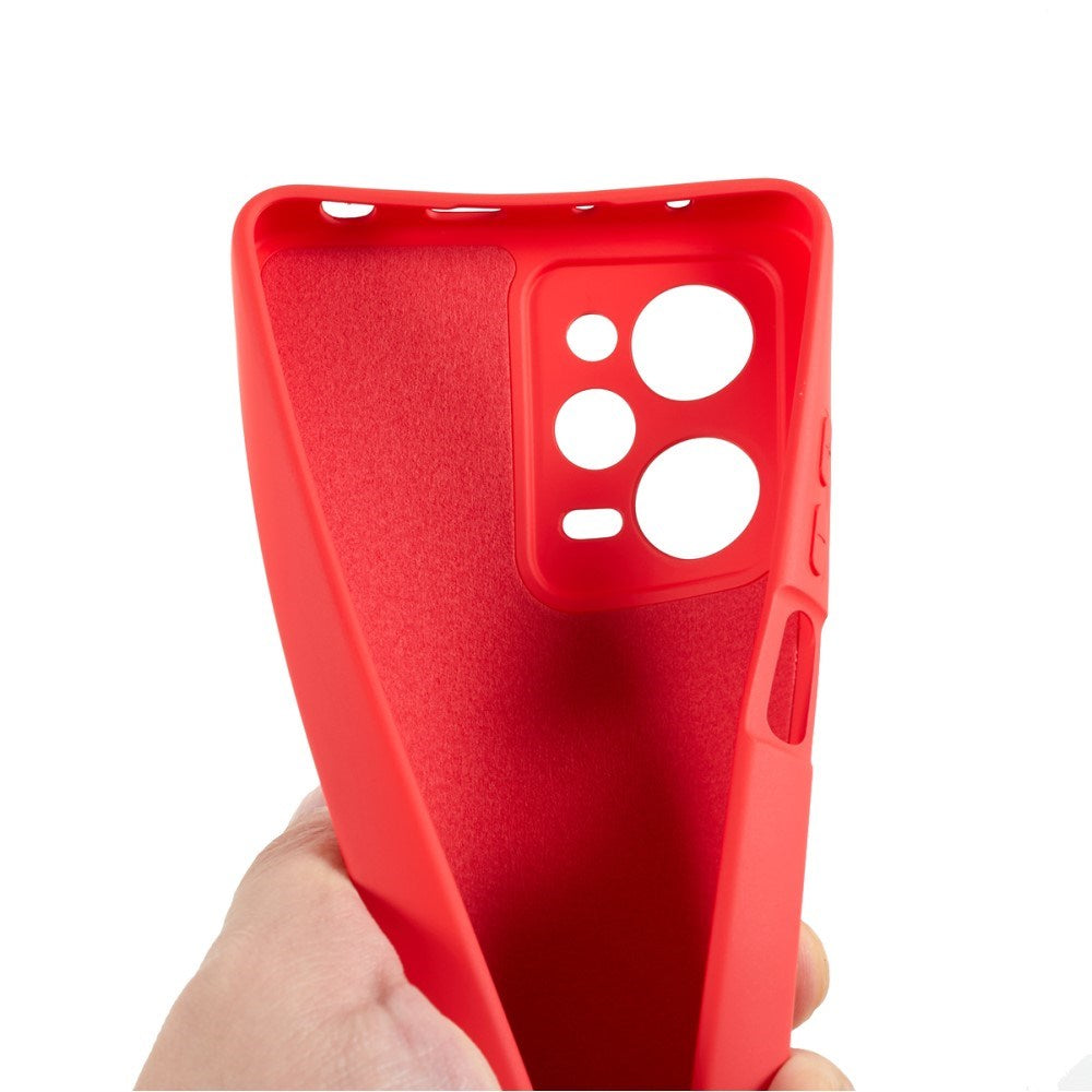 EIDERWOOD Xiaomi Poco X5 Pro (5G) Fodrat Flexibelt Plast Skal - Röd