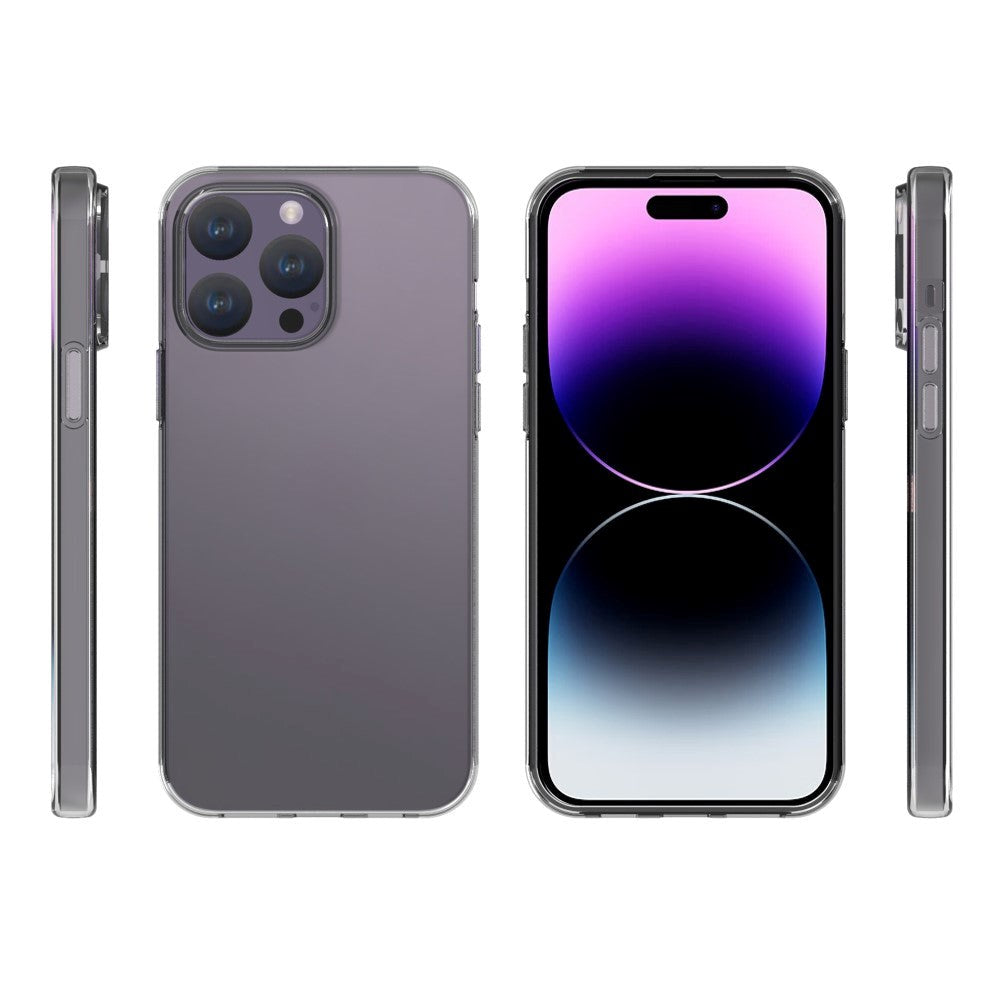 iPhone 15 Pro Max Skal Flexibel Plast - Transparent