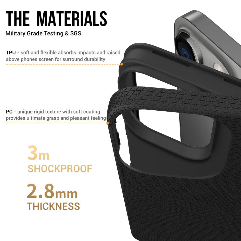 iPhone 15 Pro Max Hantverkare Plastskal - Svart