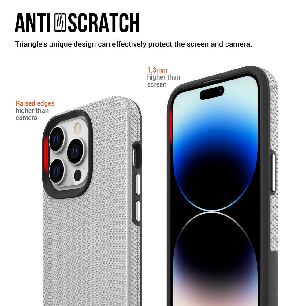 iPhone 15 Pro Max Hantverkare Plastskal - Silver