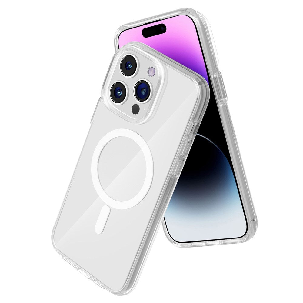 iPhone 15 Pro EIDERWOOD Hybrid Plast Skal - MagSafe Kompatibel - Genomskinlig