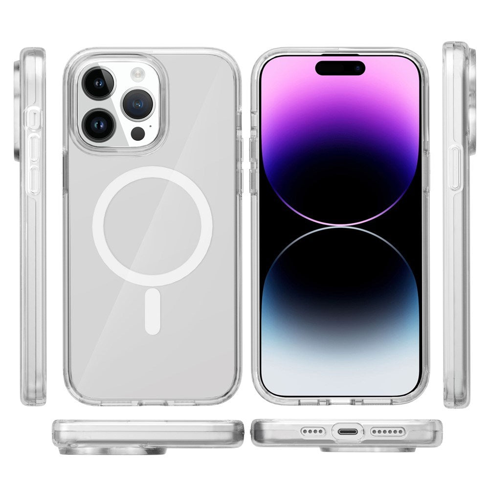 iPhone 15 Pro EIDERWOOD Hybrid Plast Skal - MagSafe Kompatibel - Genomskinlig