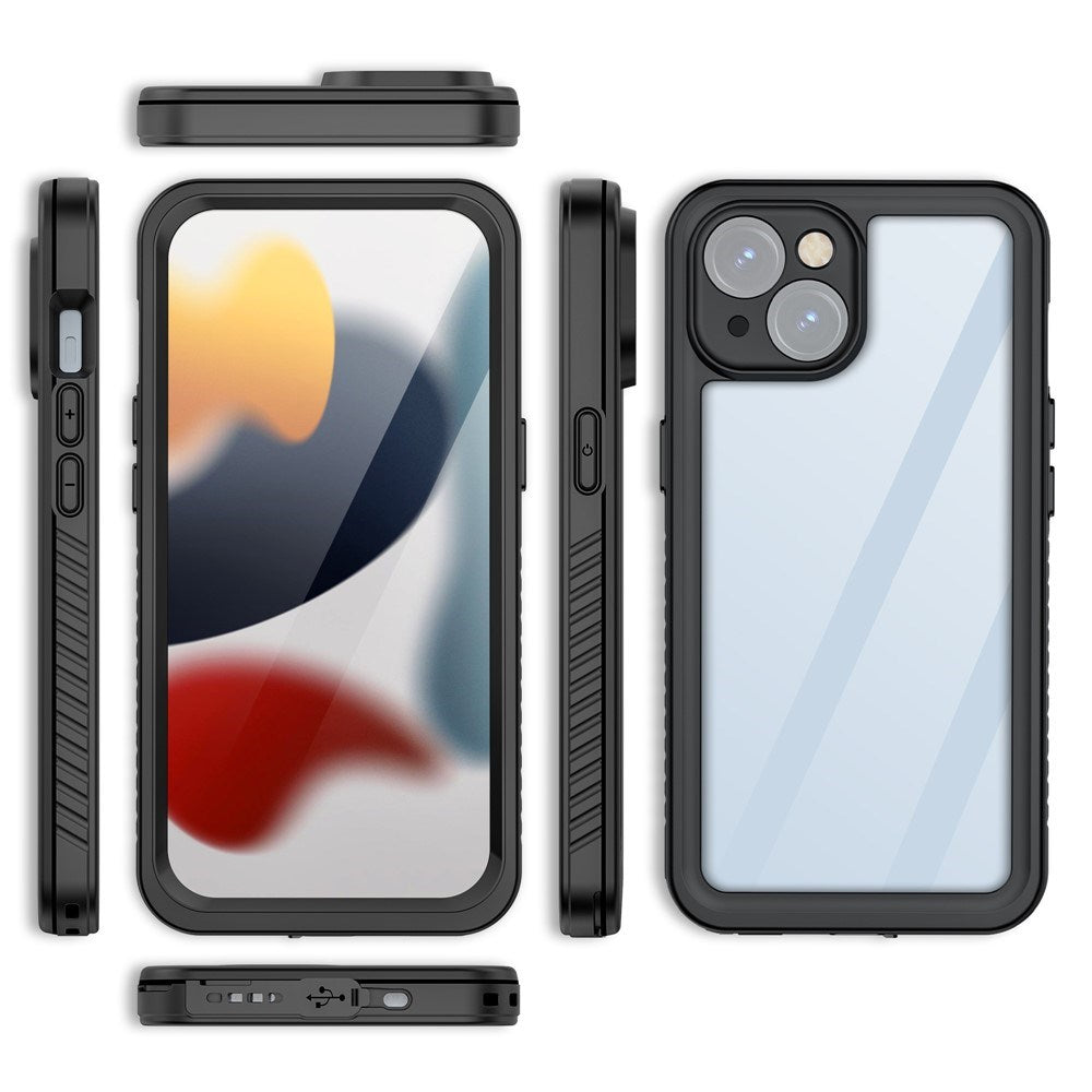 iPhone 15 Redpepper IP68 Vattentätt Fodral - Svart / Genomskinlig
