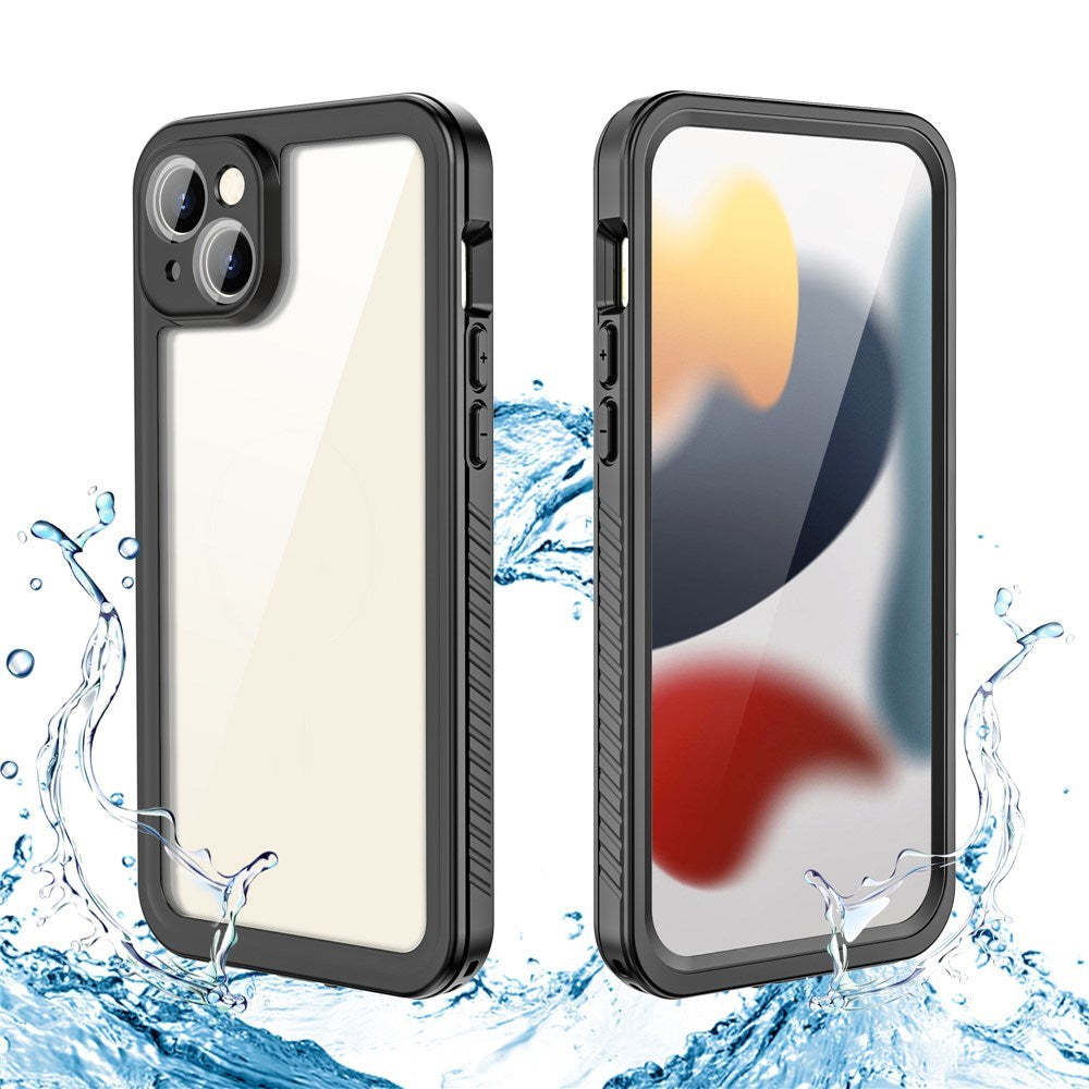 iPhone 15 Plus Redpepper IP68 Vattentätt Fodral - Svart / Genomskinlig