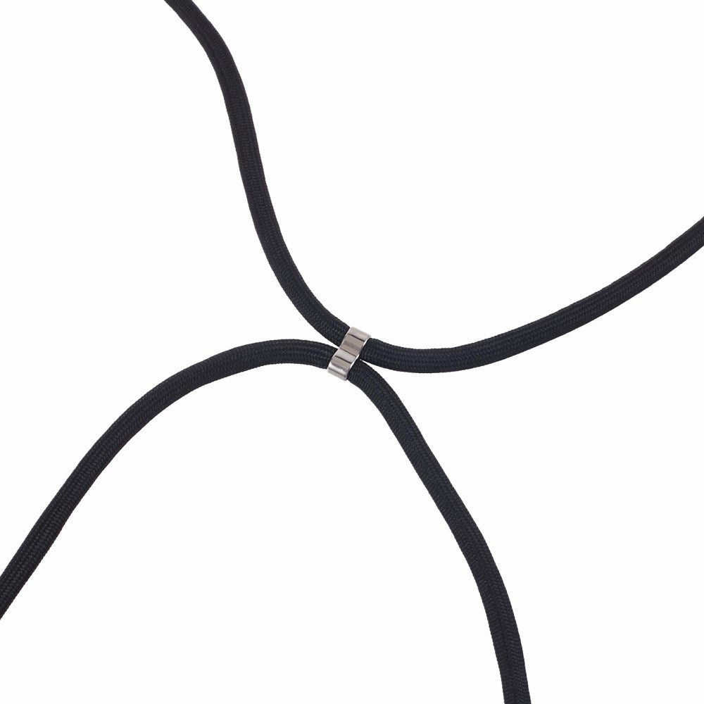 EIDERWOOD OnePlus Nord 3 (5G) Flexibelt Plast Skal med Justerbar Rem - Svart