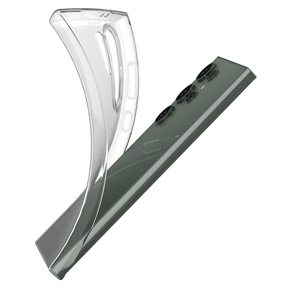 Samsung Galaxy S24 Ultra Skal Flexibel TPU Plast - Transparent