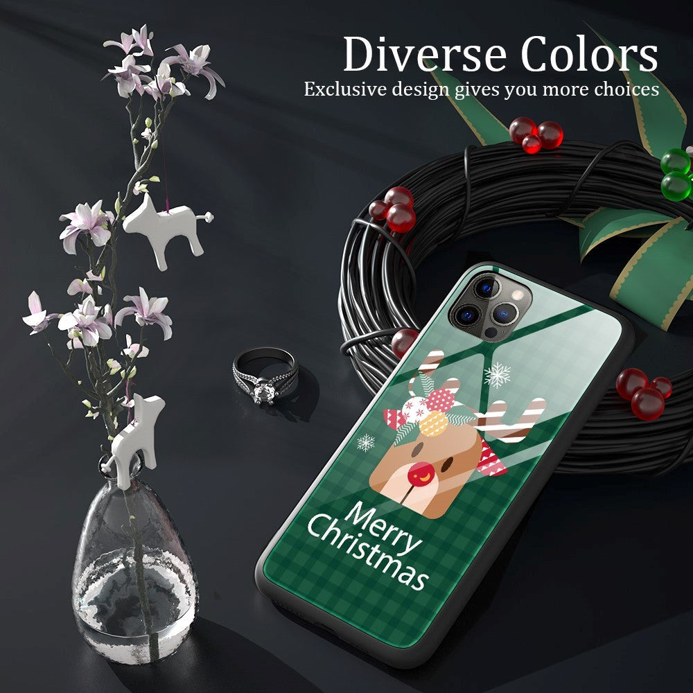 iPhone 15 Pro Jul Skal med Glasbaksida - Ren