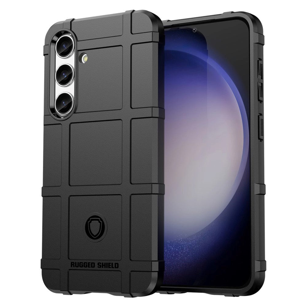 Samsung Galaxy S24 Rugged Shield Series Tåligt Skal - Svart