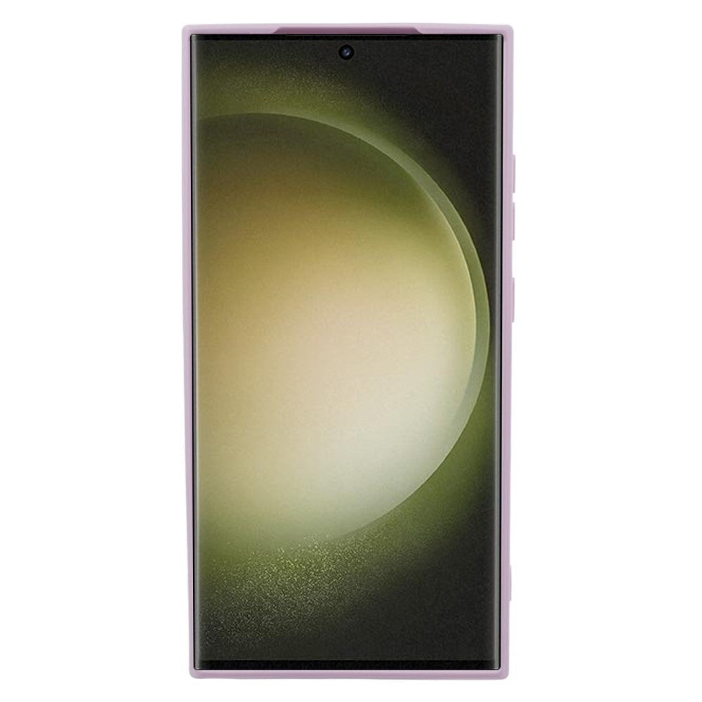 Samsung Galaxy S24 Ultra Flexibel TPU Plast Skal - Lila