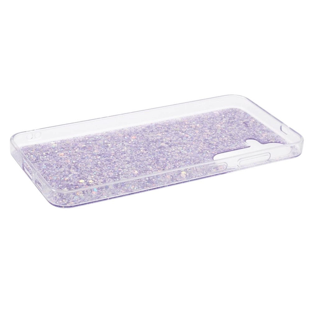 Samsung Galaxy S24 Skal - Lila Glitter