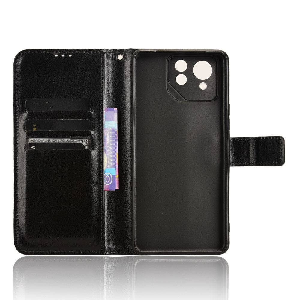 EIDERWOOD Asus ROG Phone 8 / 8 Pro Läder Plånbokfordral m. Stativ - Svart