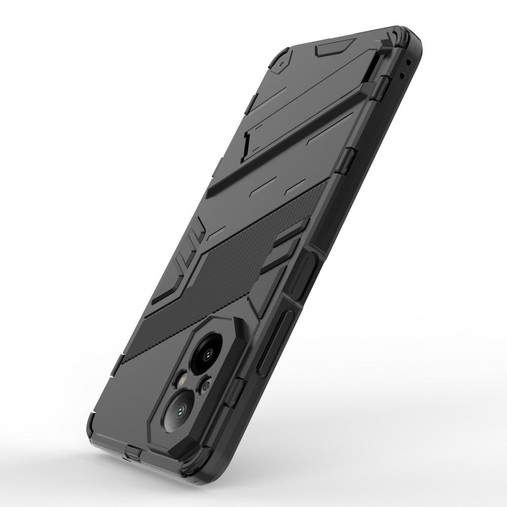 EIDERWOOD Realme C67 (4G) Hybrid Tåligt Skal med Stativfunktion - Svart